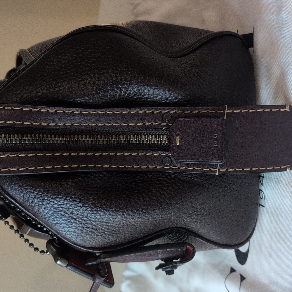 Coach 1941 Rogue Satchel In Oxblood - Picture 7 of 13
